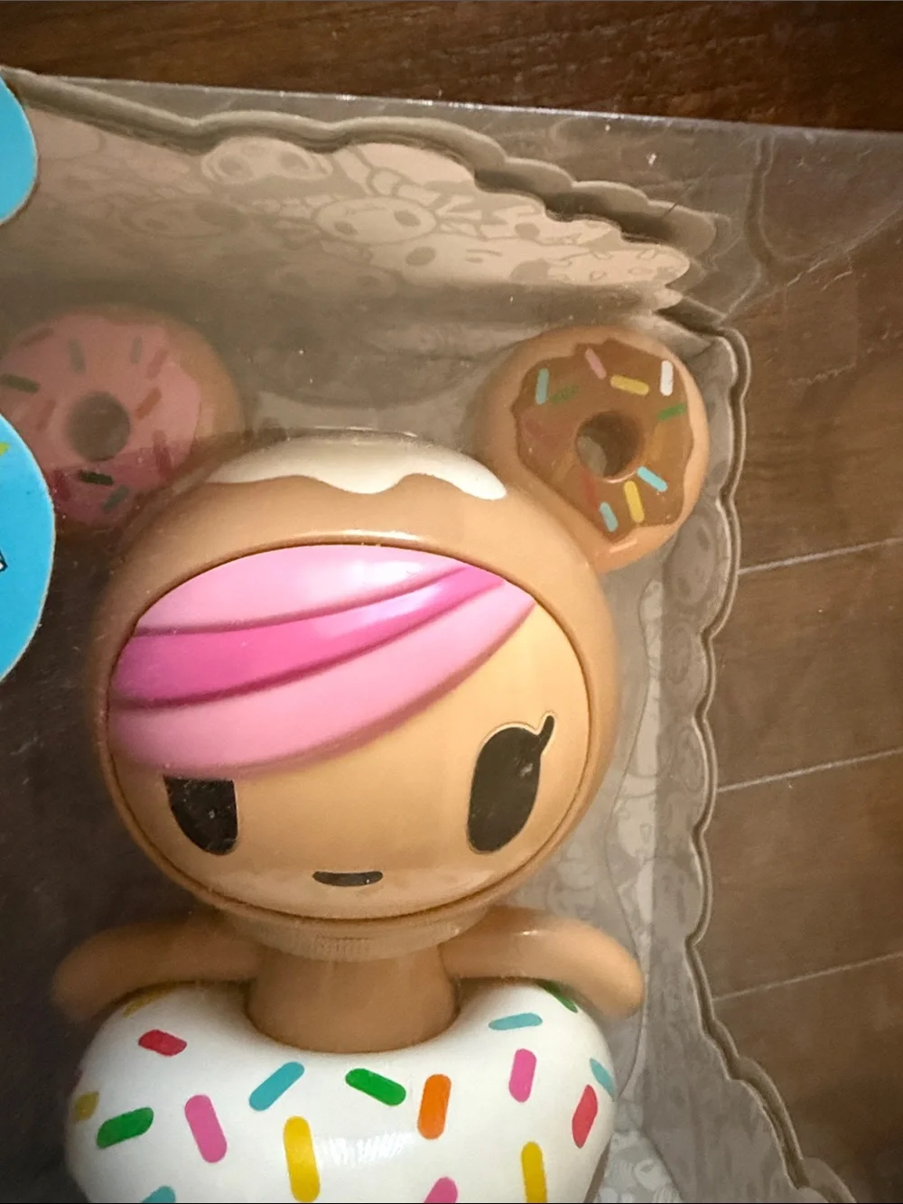 tokidoki Donutella Vinyl Figure in Pink, Cream, White